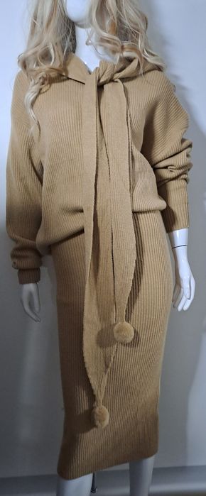 Komplet dzianinowy damski