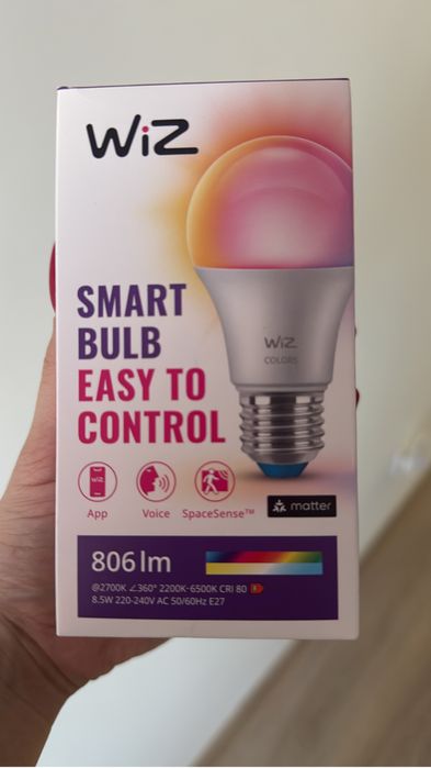 Lampada Inteligente RGB Wiz