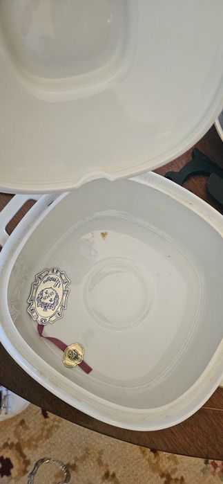 Terrina de Sopa Antiga em Porcelana  Italiana Depos