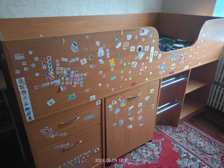 Дитяче ліжко 90*190 з укріпленим дном