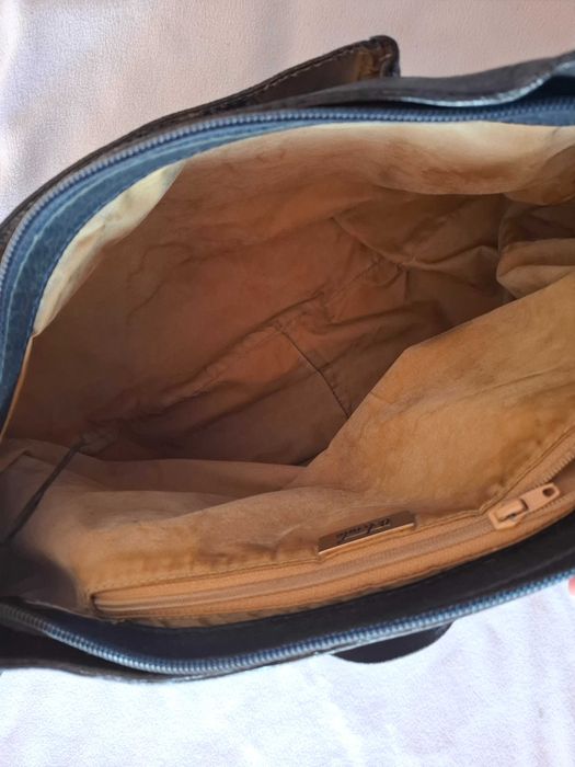 Bolsa grande pele preta