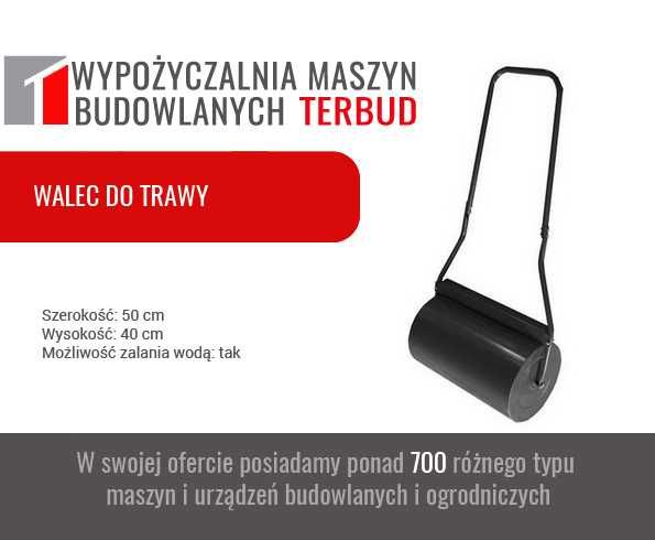 Walec wibracyjny dwubębnowy, okolkowany, walce do trawy.