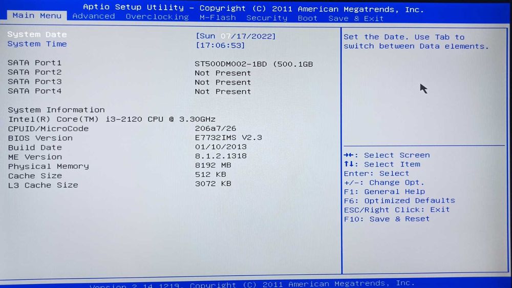 Комп'ютер, системний блок, процесор  3.3GHz, 8GB памʼяті, 500 GB диск