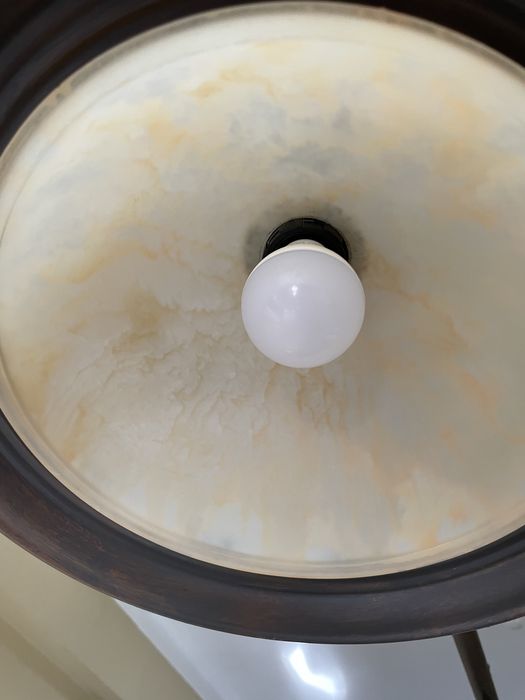 Candeeiro de teto - estilo rústico - largura 1,12