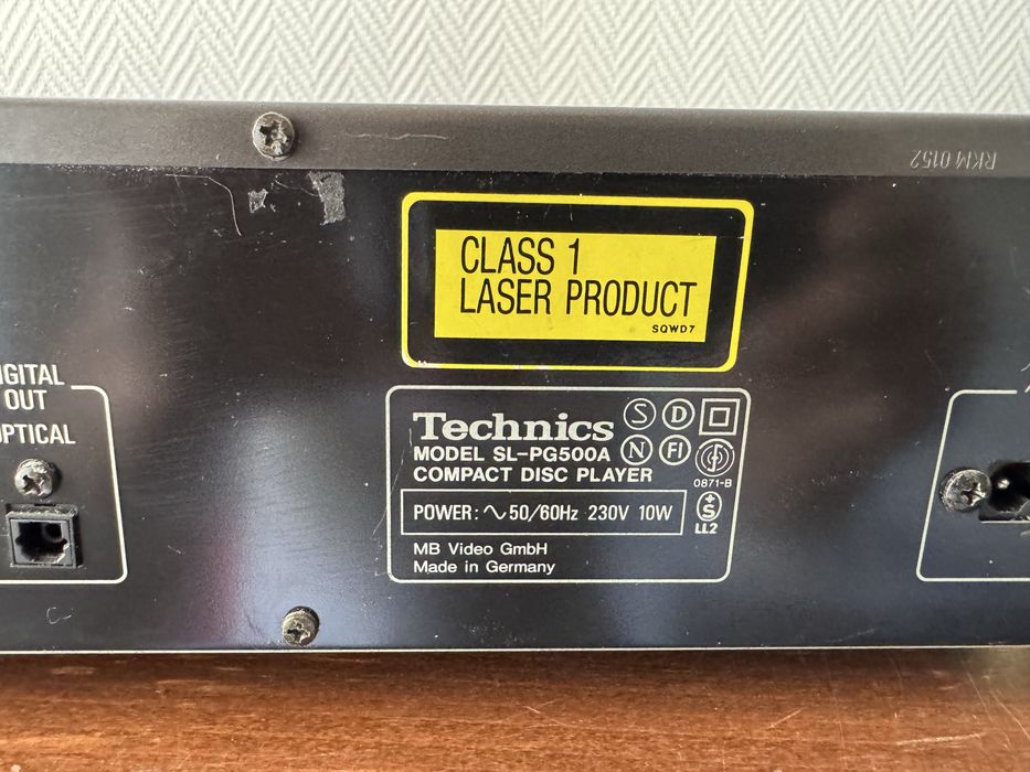 Odtwarzacz Technics SL-PG500A