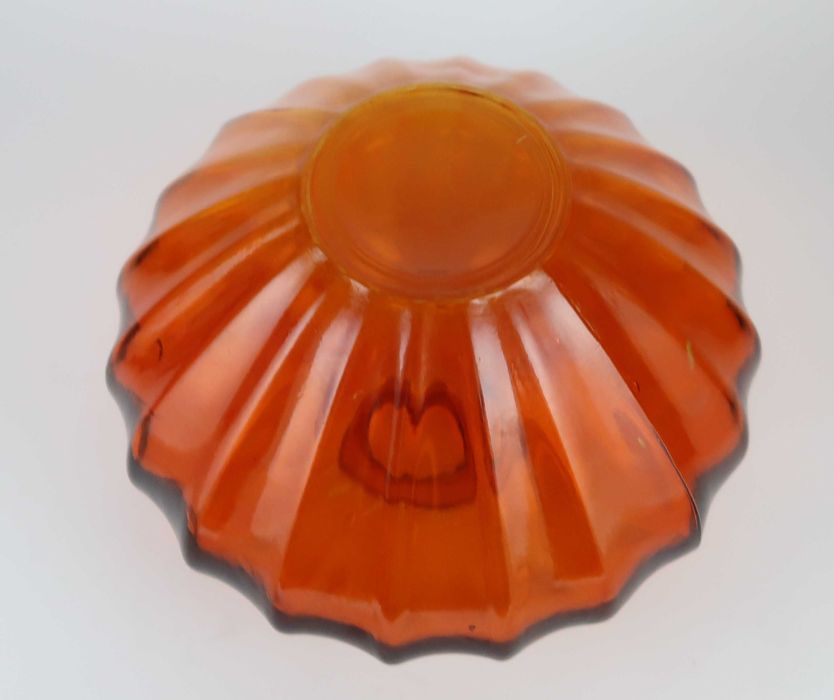 Jarra gomada Art Deco em vidro