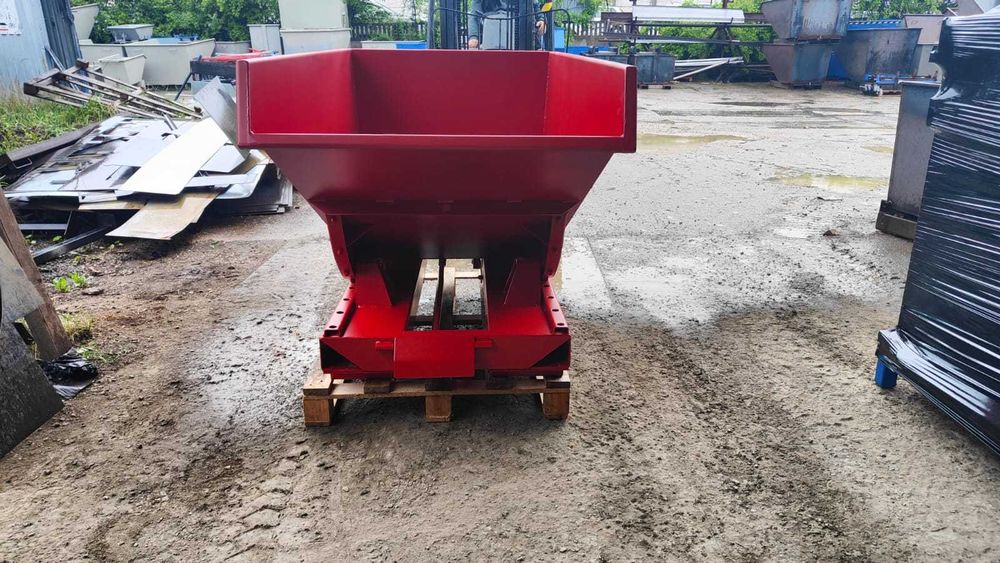 Koliba TK 600 L, na wózek widłowy, pojemnik metalowy, koleba