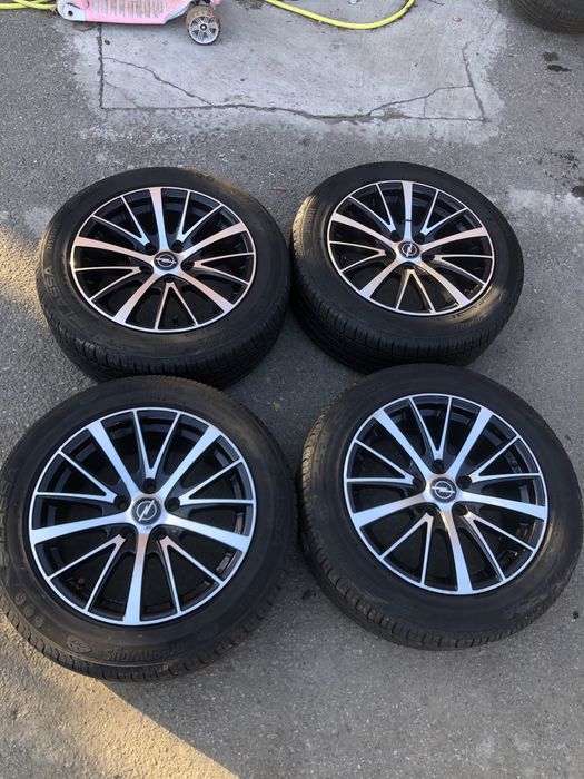 Продам диски титановые с резиной Опель  5*108