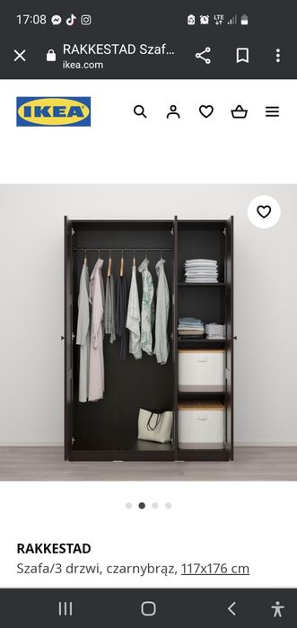Szafa Ikea Rakkestad