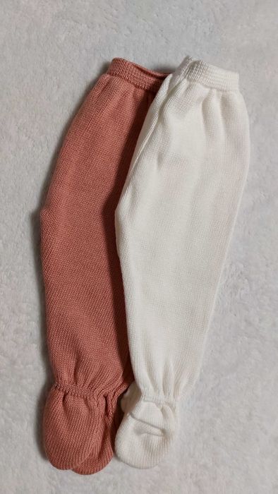 Conjunto bebé  pérola e rosa velho