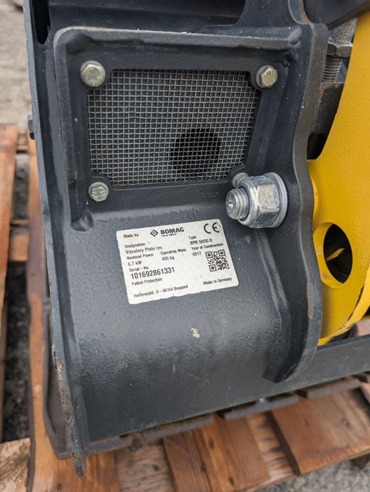 Віброплита BOMAG BPR 50/55 D 405 кг  HATZ