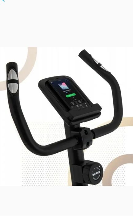 Rower stacjonarny zipro czarno zloty lcd