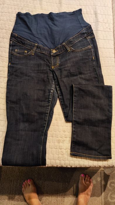 Spodnie ciążowe jeansowe r.42 H&M_MAMA