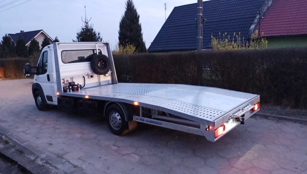 Platforma alu aluminiowa zabudowa podjazdy laweta ducato boxer jumper