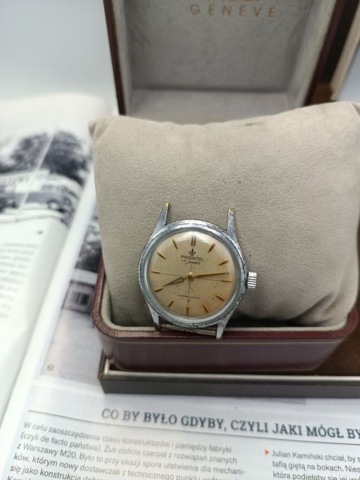 Zegarek  mechaniczny pronto Swiss 17jewels