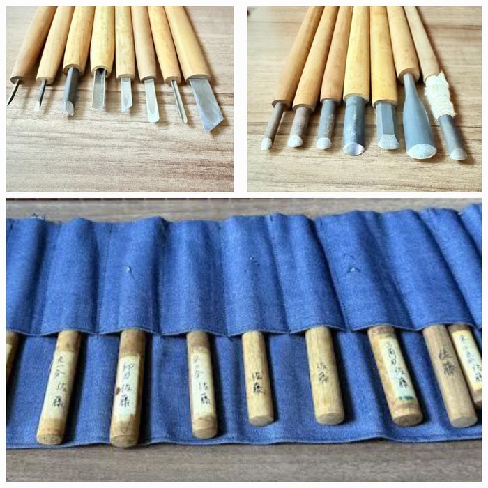 Японські Стамески Різці Рубанки Ніж Кірідаші Нож  Точильний камінь