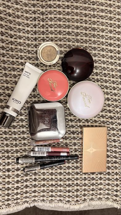 косметика Charlotte tilbury Kiko Guerlain too face clarins