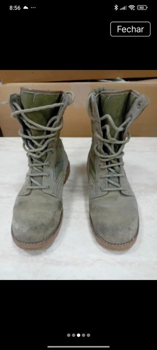Botas militares de deserto 41