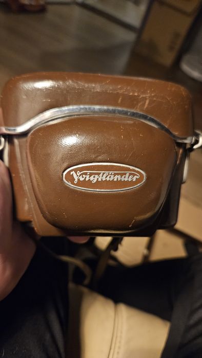 aparat Voigtländer Vitomatic IIb obiektyw Color-Skopar 2.8/50 oraz mig