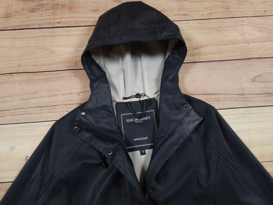 ILSE JACOBSEN Rain Coat Płaszcz Damski Przeciwdeszczowy r. 36