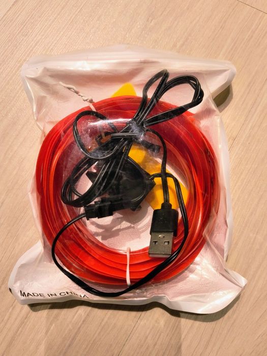 Oświetlenie Led deski rozdzielczej kolor czerwony