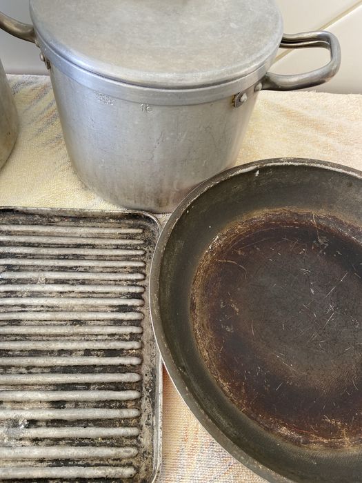 Conjunto tachos e frigideiras