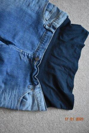 Spodnie jeansowe ciążowe rozm M