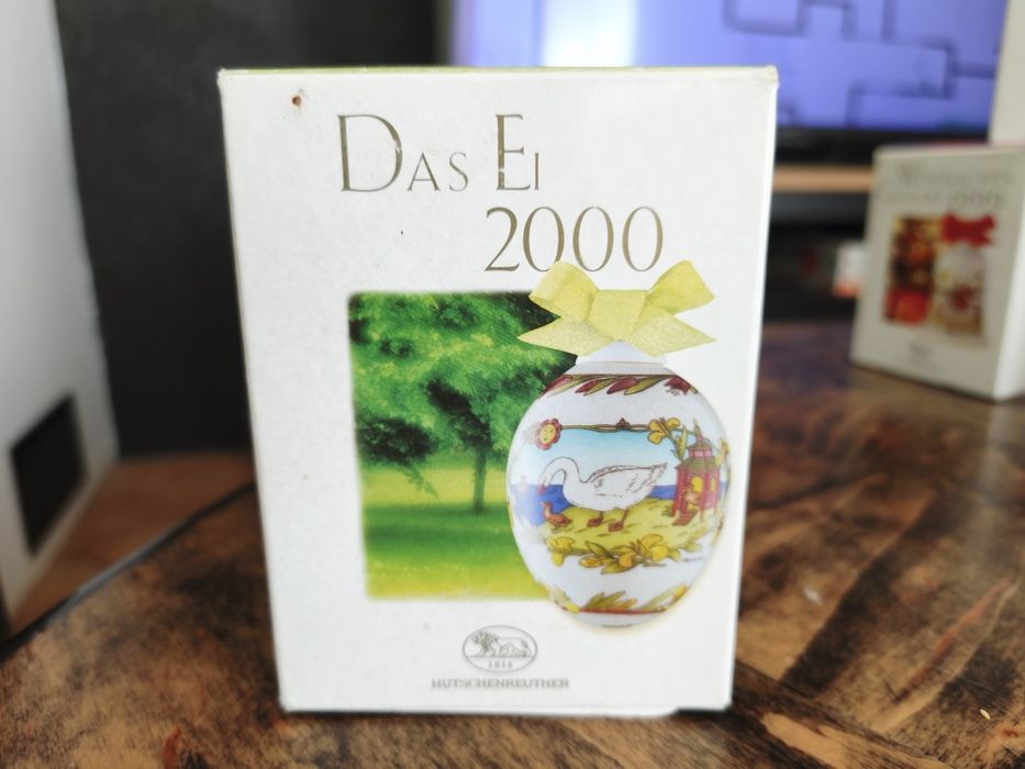 Porcelanowe jajko kolekcjonerskie Hutschenreuther 2000 Ole Winther Edycja Limitowana