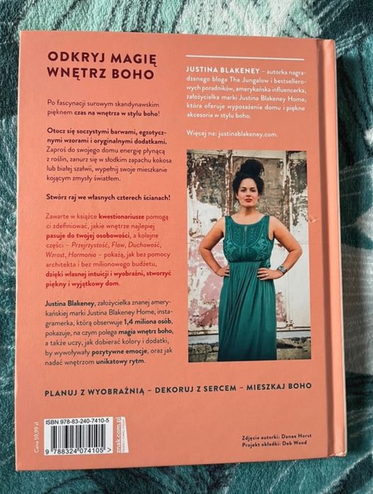 Książka „Mieszkaj boho” Justina Blakeney