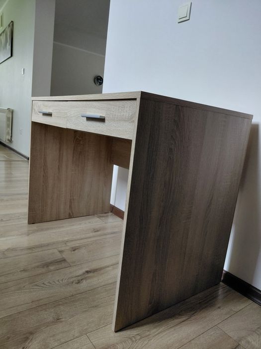 biurko dąb sonoma 100×60 Nepo Plus  Black Red White BRW