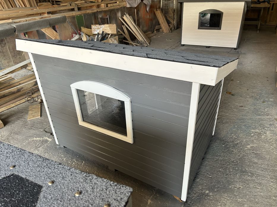 В наявності будка собача велика великих собак буда собакам утеплена