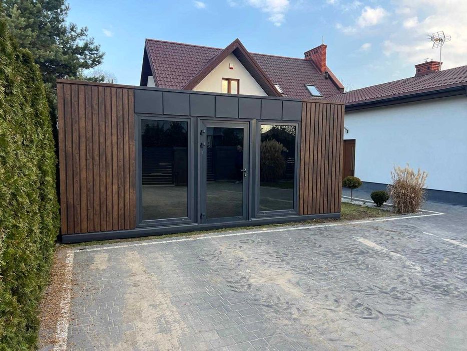 Pawilon z płyty warstwowej Sklep Fryzjer Kosmetyczka Garaż Stróżówka