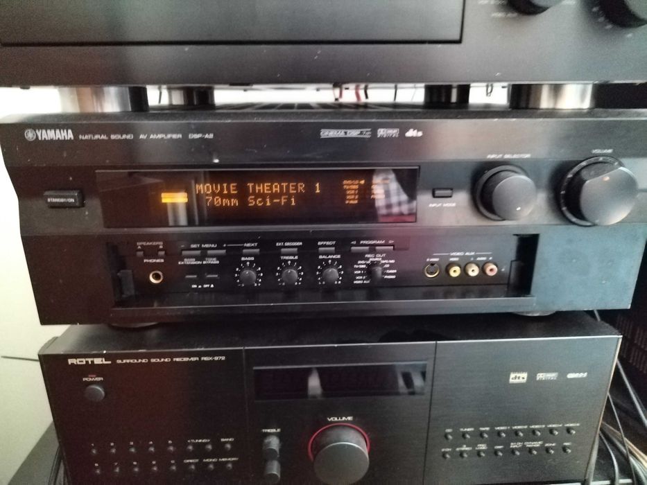 Amplificador AV Topo de Gama Yamaha DSP-A2 (19.5kg - Som Audiófilo)