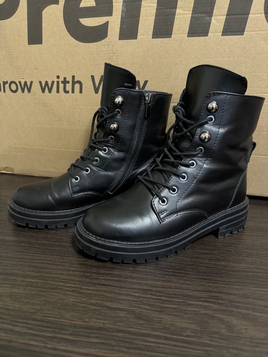 Жіночі шкіряні зимові сапоги 36р