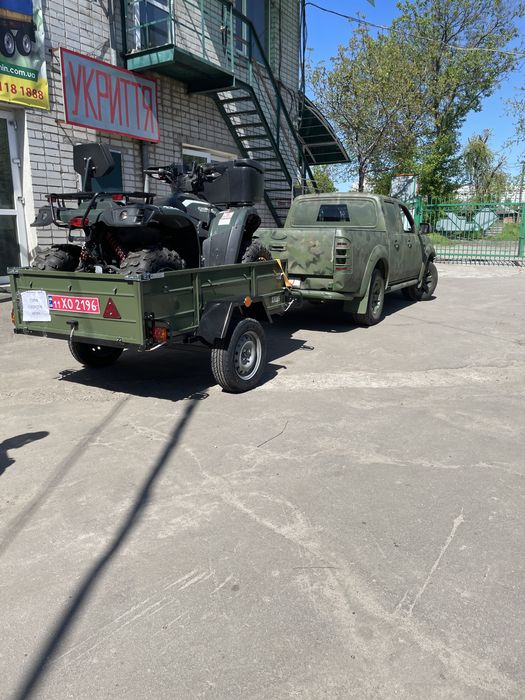 АКЦИЯ заводская цена. 2000*1300 Прицеп темный-хаки Причіп Причеп