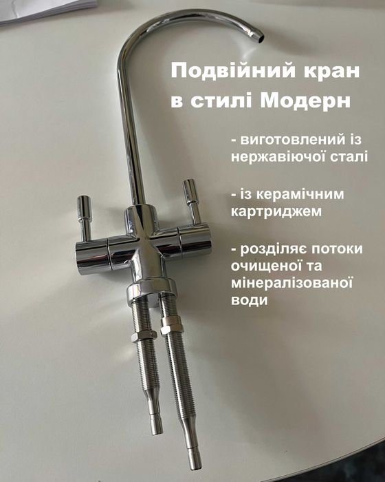 Італійський фільтр для води зворотний осмос Stanko з мінералізатором