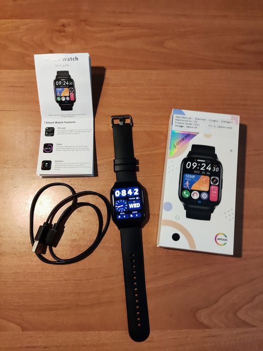 Senbono chiński smartwatch Amoled stan bardzo dobry