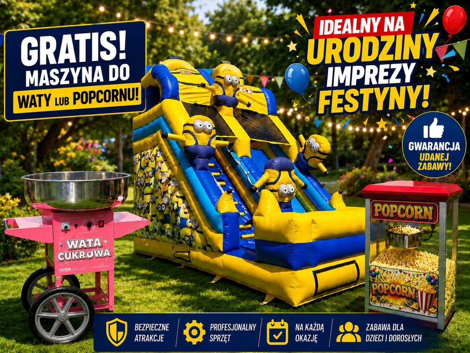 Dmuchaniec Do Wynajęcia zjeżdżalnia