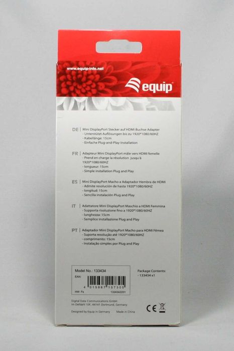 Adaptador EQUIP miniDisplayPort para HDMI