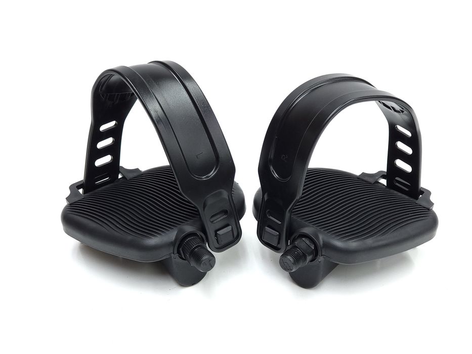 NOWE Pedały do rowerów treningowych stacjonarnych fitness z opaską