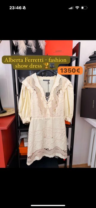 Alberta Ferretti sukienka  wesele ślub viral koronka Zara Elizabeth