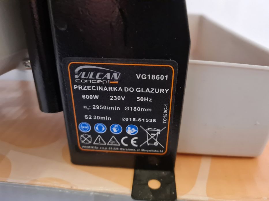Pilarka do glazury Vulcan VG18601