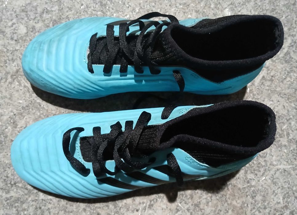 Chuteiras (futebol) Adidas Predator 19.3 FG/AG Júnior ― tamanho 37 ¹∕₃