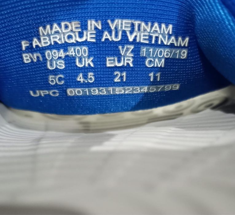 Нові Nike Kawa Slide TD сандалі дитячі 21 розміру