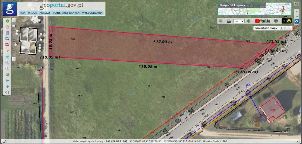 Działka z 2 decyzjami o Warunkach Zabudowy w Pasynkach 16km od Białego