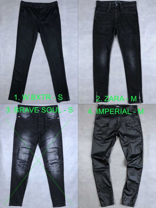 Джинси Zara, Brave Soul, Imperial, Dsquared - мото джинси, мотоштани, чінос