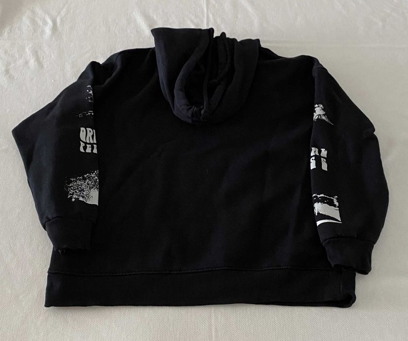 Hoodie preto Pull&Bear