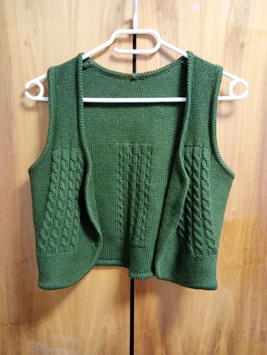 Kamizelka zielona S 36