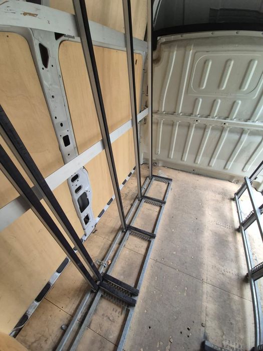 Cavalete porta-vidros de ALUMÍNIO p/ transporte no interior do veículo