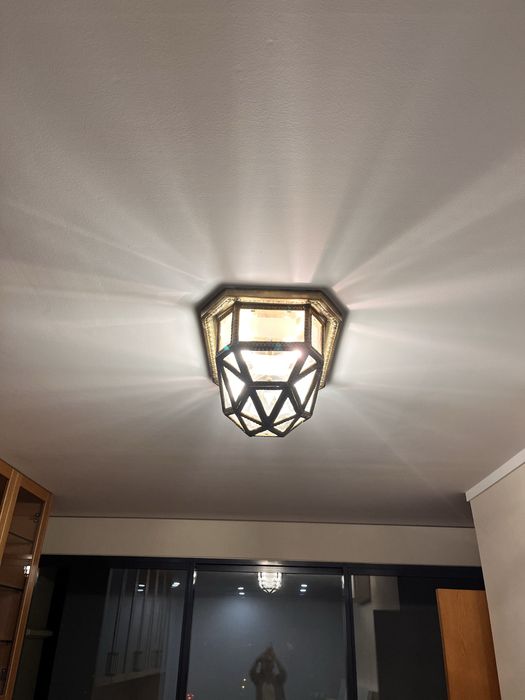 Candeeiro de teto 8 lampadas